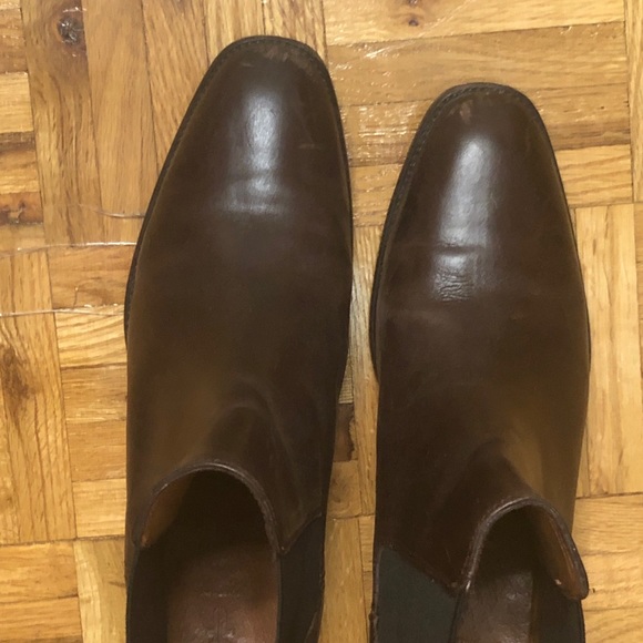 Brown Leather Frye Chelsea Boots - Picture 2 of 3